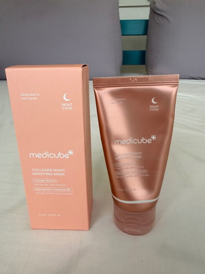 Medicube Collagen Night Wrapping Mask used, 50ml remaining