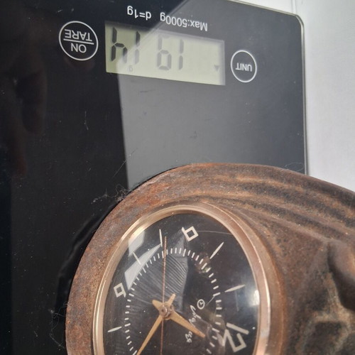 Ballet cast iron sculpture 1965,7 USSR used with working clock