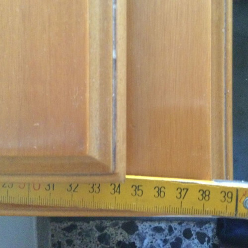 Vintage TV cabinet with rotating base, wood
