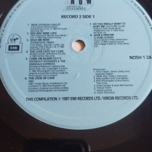 Now That's What I Call Music Smash Hits of the 80s 2LP used, pop