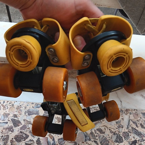 Vintage rollers adjustable size 38, length 25 cm used