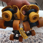 Vintage rollers adjustable size 38, length 25 cm used