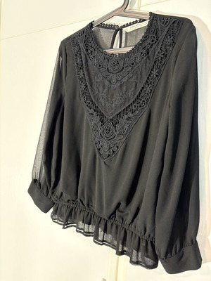 Zara shirt small new, black