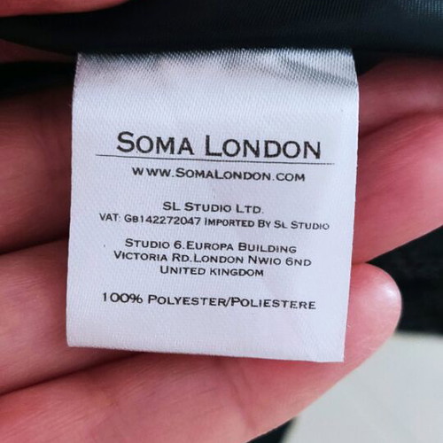 Soma thin coat small like new