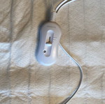Electric heating pad used 1.50x0.80 m white with controller