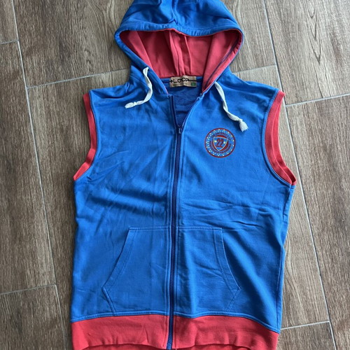 Sleeveless jacket men's blue size M like new