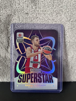 Sasha Vezenkov 2025-26 Panini Contenders Euroleague Superstar Die-Cut card like new