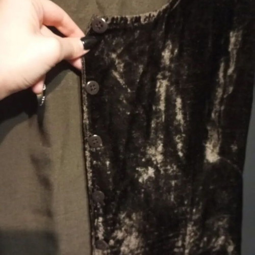 Boho brown dress used, adjustable, size M