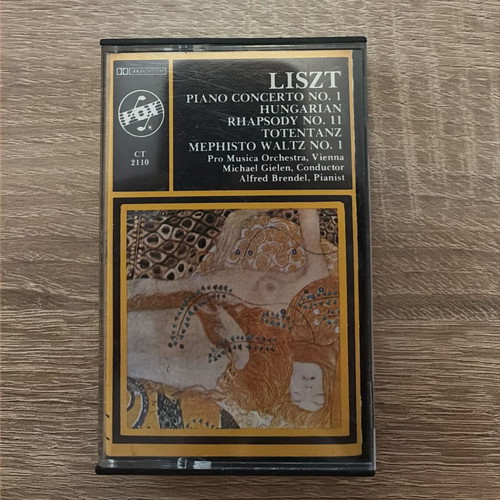 Franz Liszt Alfred Brendel Vox cassette tape like new, classical music
