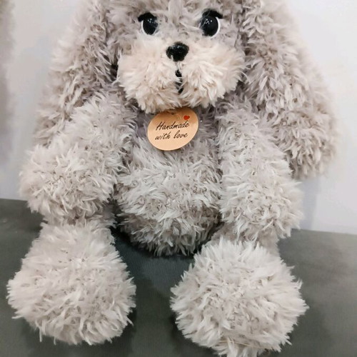 Handmade knitted puppy custom made
