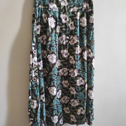 Attrattivo skirt with buttons, 100% viscose, size S