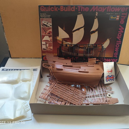 Revell Quick Build The Mayflower model kit, vintage