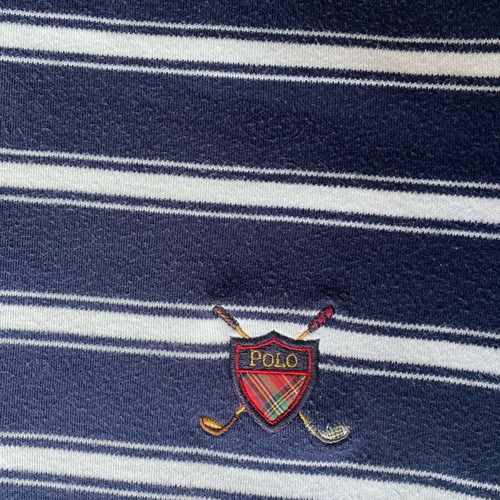 Polo Ralph Lauren striped navy blue and white shirt, like new, size S