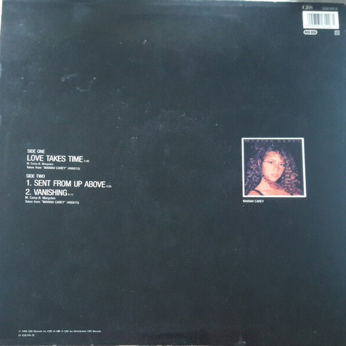 Mariah Carey Love Takes Time vinyl record used, R&B Soul
