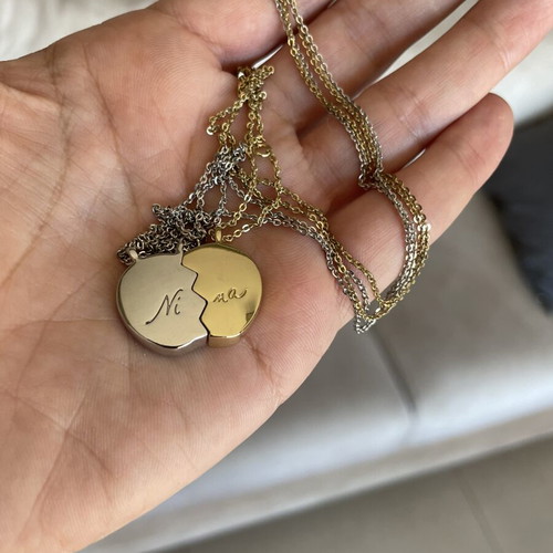 Nina Ricci collectible double necklace Nina & Luna, like new