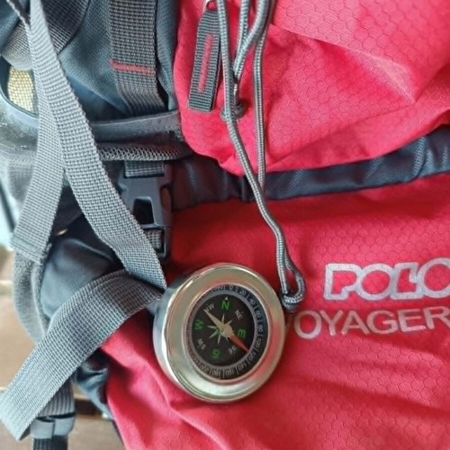 Polo Voyager 45+ Hiking Backpack like new with compass gift