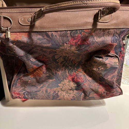 Travel bag like new, beige and brown