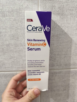 Cerave ορός προσώπου με βιταμίνη C καινούργιο, για λάμψη και ενυδάτωση
