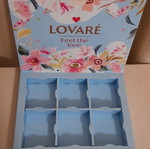 Tea storage box like new, cardboard