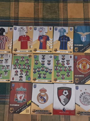 Panini Cards like new, teams, jerseys and lineups