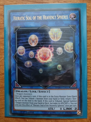 Hieratic Seal of the Heavenly Spheres DUPO Near Mint