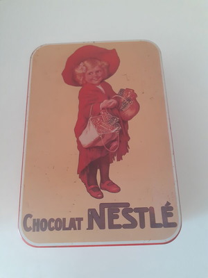 Τσίγκινο κουτί Chocolat Nestle σαν καινούργιο
