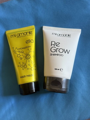 Mi Amante Professional Hydration Hair Mask and Re Grow Shampoo new