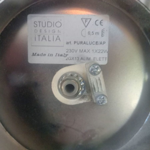 Italian dimmable wall lights like new, set of 2