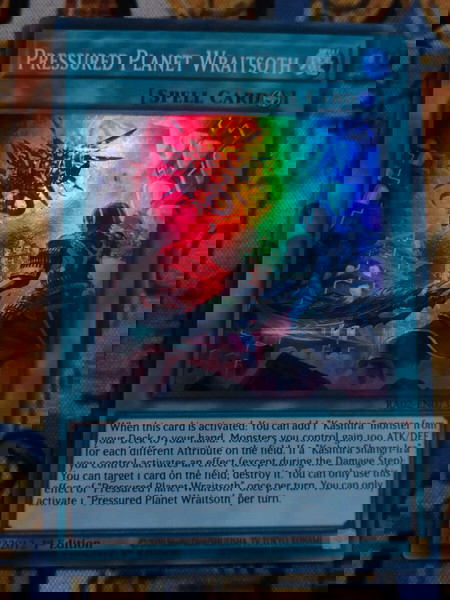 1) Pressured Planet Wraitsoth (Super Rare, Yugioh)