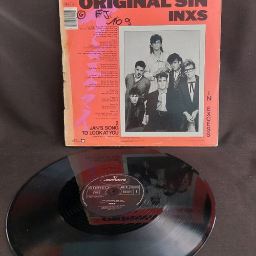 Original Sin Inxs vinyl record used, rock