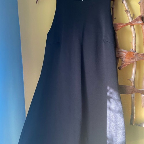 Pink Woman sleeveless winter dress black like new, size S