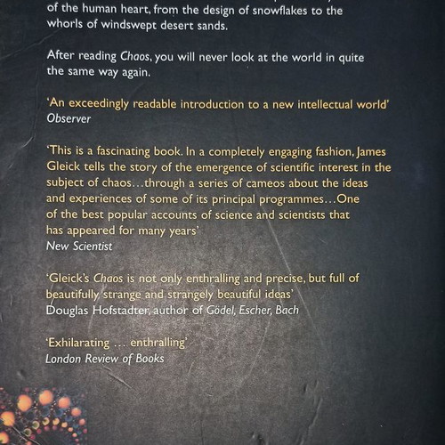 Βιβλίο Chaos του James Gleick μεταχειρισμένο, μαλακό εξώφυλλο, αγγλικά