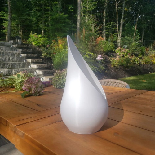Modern Vase with Built-in Spacer made of PLA made to order