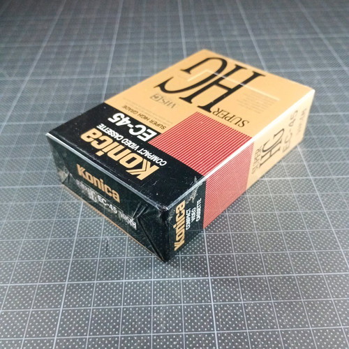 Konica Super HG EC-45 VHS-C video cassette new, sealed