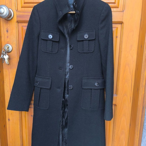 Massimo Dutti wool coat like new, size 38, black