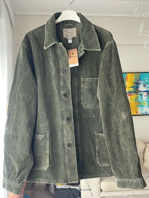Ralph Lauren corduroy jacket new, size S oversized khaki