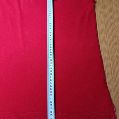 Polo Ralph Lauren Rugby Shirt Double Big Pony size L like new, red and white
