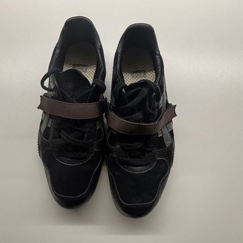 Asics shoes like new, men's lightweight black sneakers size 42
