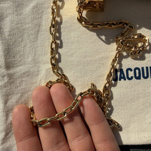 Jacquemus limited edition silver crossbody bag