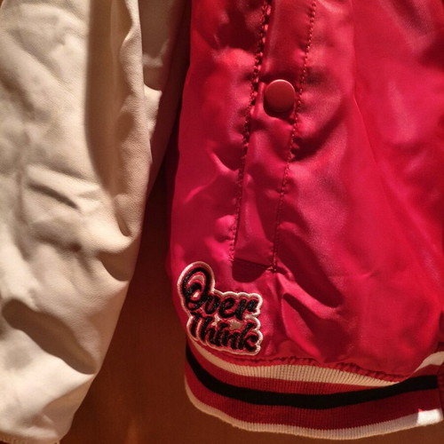 Children's college-style jacket red Large LCW like new