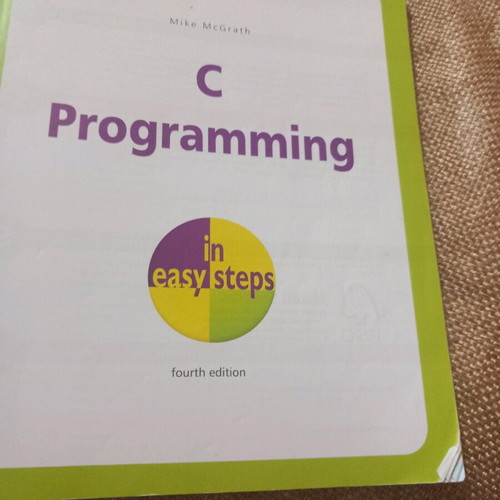 C Programming in easy steps used English book