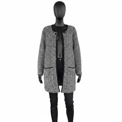 Gestuz Elvida women's cardigan like new, size M/L, black and gray