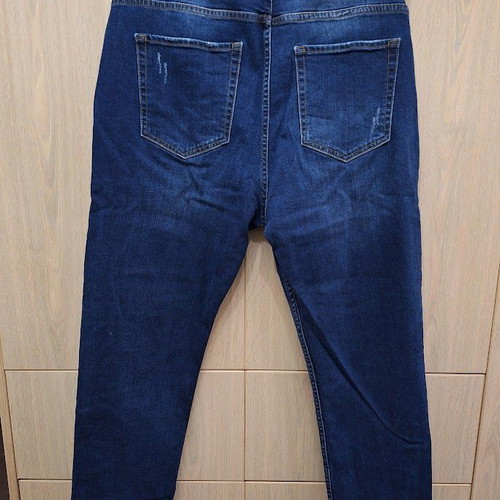 Royal Punk patchwork jeans blue like new, size XL