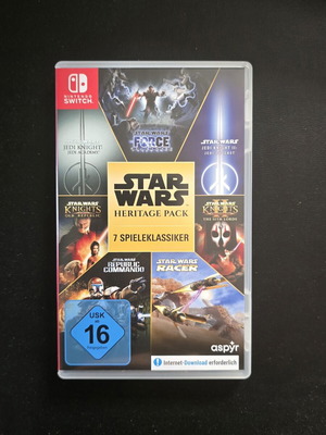 Star Wars Heritage Pack Nintendo Switch like new, 7 games