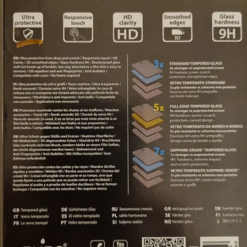 Tempered glass for Samsung Galaxy S7 Edge Puro premium new
