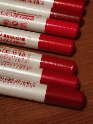Lip pencils unused, pack of 8