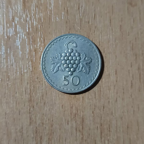 50 Mils Cyprus collectible coin 1963