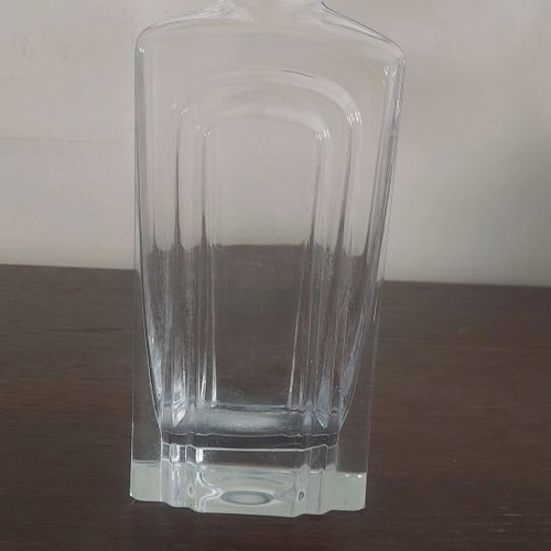 Crystal bottles new with silver coating
