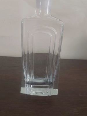 Crystal bottles new with silver coating