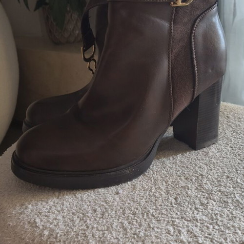 Women's ankle boots like new, size 39, brown